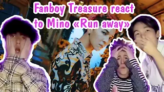 Fanboy TREASURE reaction to WINNER MINO "RUN AWAY" [TREASURE-MINO - ‘도망가 (Run away)’ M/V REACTION]