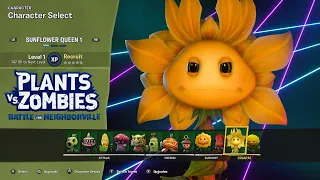 Made Sunflower Queen a playable character in Plants vs Zombies Battle for Neighborville