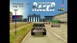 Europe Racer - PS1 Gameplay
