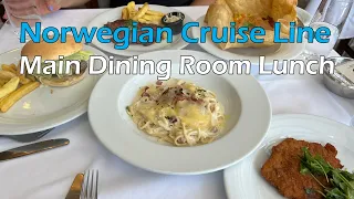 NCL Lunch Food at Main Dining Room (Norwegian Star)