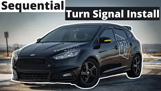 Sequential Turn Signal for Focus SE/ST/RS Install!