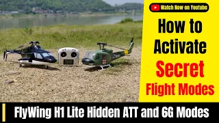 Unlocking FlyWing H1 Lite GPS RC Helicopters Hidden Flight Modes