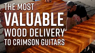 Crimson's OLDEST and Most Valuable Wood - To Build a Guitar from 42000 Year Old Wood