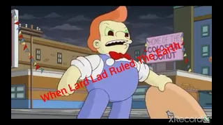 The Simpson's Game and The Simpson's But Its just Lard Lad coming to life [REUPLOADED]