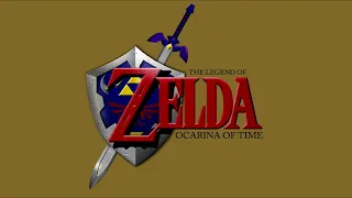 Ocarina of Time title theme with rain