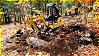 Building A Rock Armored Trail to Bridge Across Soft Soil - Route 301 ep. 3