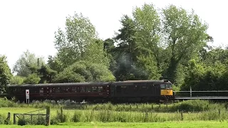 The Ill - fated 33 and B1 Mayflower at Wymondham Abbey 4 July 19