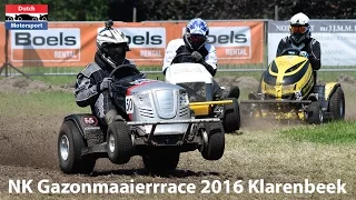 NK Gazonmaaierrace Klarenbeek 2016 | Crash & Highlights | Lawn mower race