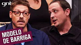 Edu topou ser MODELO DE BARRIGA! 👀 | Que História É Essa, Porchat? | GNT