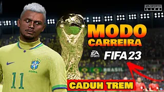 A GRANDE FINAL DA COPA VALENDO O HEXA PRO BRASIL NO MODO CARREIRA DO CADUH TREM | FIFA23