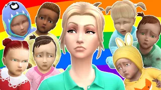 7 INFANTS VS 1 CARETAKER 🍼 #2 - The Sims 4 - Everyone Is Miserable!😭