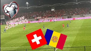 Schweiz vs Andorra - Stadionvlog | XHAKA WEITSCHUSS😮 & SCHIRI SKANDAL🥴 | EM-QUALIFIKATION⚽| 18Hani99