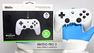 8Bitdo Pro 2 Wired Controller for Xbox With Hall Effect Joystick Update