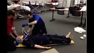 Spinal Immobilization Supine Patient