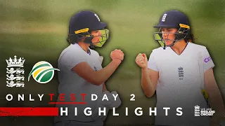 Two Sublime Hundreds! | Highlights | England v South Africa - Day 2 | Only LV= Insurance Test 2022