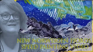 Watch Me Paint The Stunning Norwegian Fjords - Speed Art!
