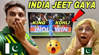 Last Overs Reaction By Pakistani Family | India Vs Pakistan Match 🇵🇰🇮🇳