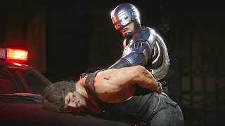 MORTAL KOMBAT 11 RoboCop Arrests All Kombatants MK11 Rambo