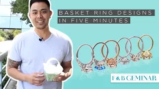 Basket Ring Designs In Less Than 5 Minutes - Featuring F&B's Rings