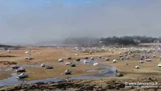 timelapse brume de mer et marée - Sea smoke and tide - Saint Briac, Bretagne, France