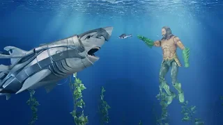 Aquaman and Mera - Stop Motion Adventure