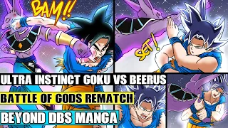 Beyond Dragon Ball Super: Ultra Instinct Goku Vs Beerus Rematch! Full Power Beerus Challenges Goku