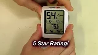 BEST Hygrometer ThermoPro TP50 Digital Hygrometer Indoor Thermometer and Humidity Gauge REVIEW