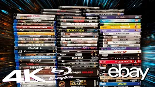 My BIGGEST eBay Haul Yet - 4K Blu-ray & Collections - 109 Titles in 26 Minutes! (+eBay values)