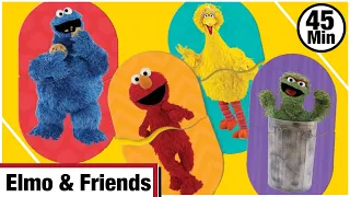 Sesame Street Best Fun Learning Video Toddlers Match & Learn Colors Numbers Letters with Elmo Puzzle