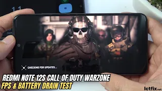 Xiaomi Redmi Note 12s Call of Duty Warzone Mobile Gaming test