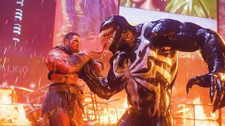 Venom vs Kraven the Hunter EPIC Boss Fight - Spider-Man 2 PS5