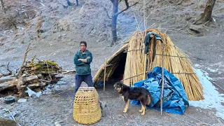 Himalayan Sheep Shepherd Life in Winter | Shepherd Food Cooking & Eating | Himalayan shepherd Life