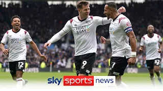 League One final day - Derby promoted as Cheltenham are relegated