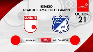 EN VIVO | Independiente Santa Fe vs Millonarios - Liga Colombiana por el Fenómeno del Fútbol.