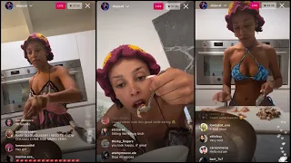 Cooking with Doja Cat 🥓 - Instagram Live (Feb 17, 2022)