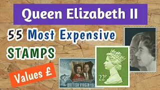 Most Expensive Stamps Of Queen Elizabeth II - Part 2 | Rare Valuable Queen Elizabeth Error Stamps