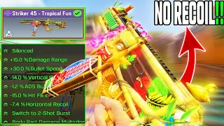 New Striker 45 Gunsmith is Cracked!! Striker 45 Loadout Destroying Meta Abuser In Cod Mobile