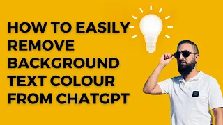 How to fix background colour and text copied from chatGPT