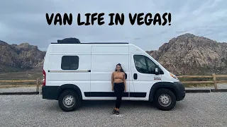 VAN LIFE REALITY | IT'S TOO HOT IN VEGAS | VAN LIFE DISCOMFORTS