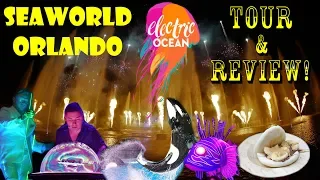SeaWorld Orlando Electric Ocean Full Event Tour / Review Featuring Ignite, Pop, Food & More!