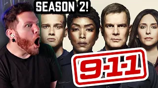 Season two! | First time watching 9-1-1 REACTION 2x1 'UNDER PRESSURE'