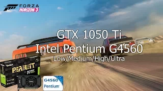 Forza Horizon 3 Demo [PC] Test FPS Low/Medium/High/Ultra with GTX 1050 Ti & Intel Pentium G4560