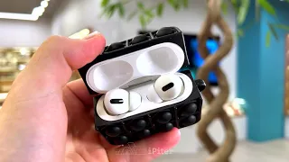 Чехол POP IT для AirPods Pro Чёрный