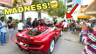 When 2 FERRARIS Enter PetrolStation In INDIA ! (PUBLIC REACTIONS)