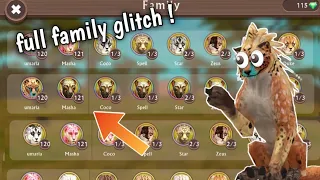 full family glitch wildcraft how to make full family very fast ! no hack