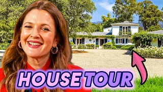 Drew Barrymore | House Tour | Her $7.5 Million House in The Hamptons
