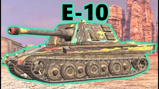 WoT Blitz Season 4: E-10 3 battles in action