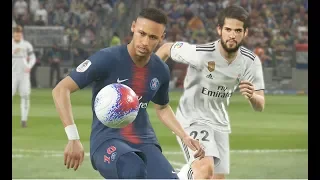 Neymar vs Real Madrid - Gameplay PES 2019 Solo Superstar