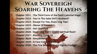 Chapters 2021-2030 War Sovereign Soaring The Heavens Audiobook