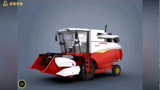 LOVOL GM series combine harvester working principle